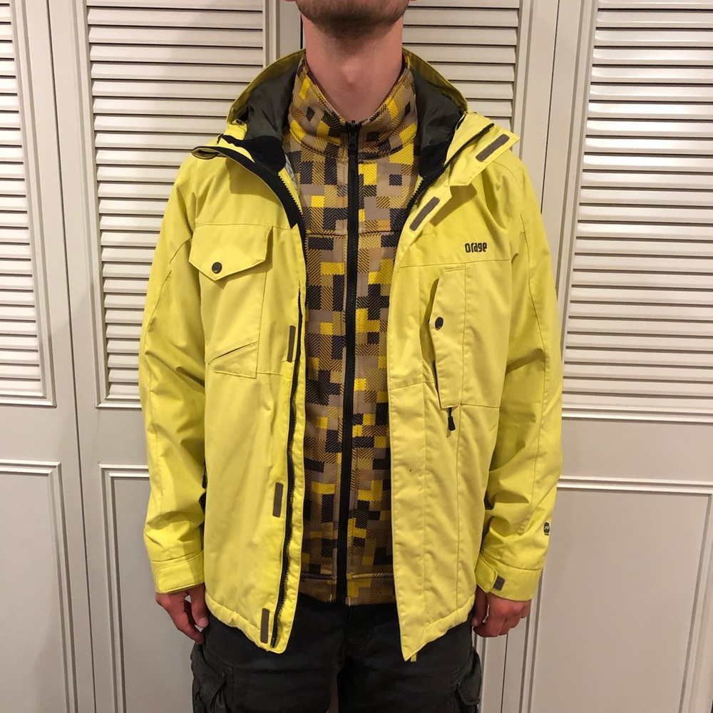🥎Orage🥎 Men’s Ski Jacket With Inner Liner Jacket